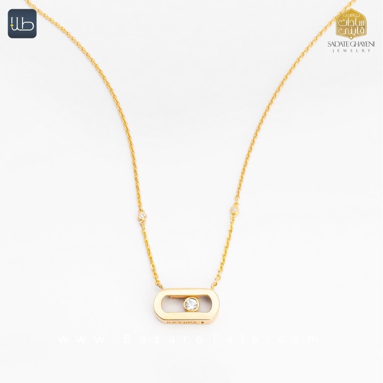 گردنبند طلا مسیکا (کد 4533)