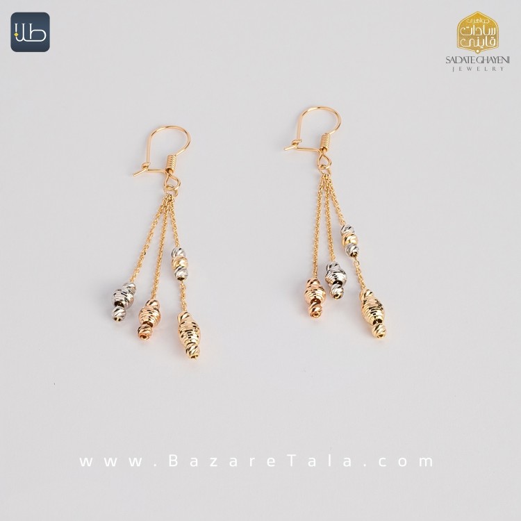 گوشواره طلا دوریکا (کد 3878)