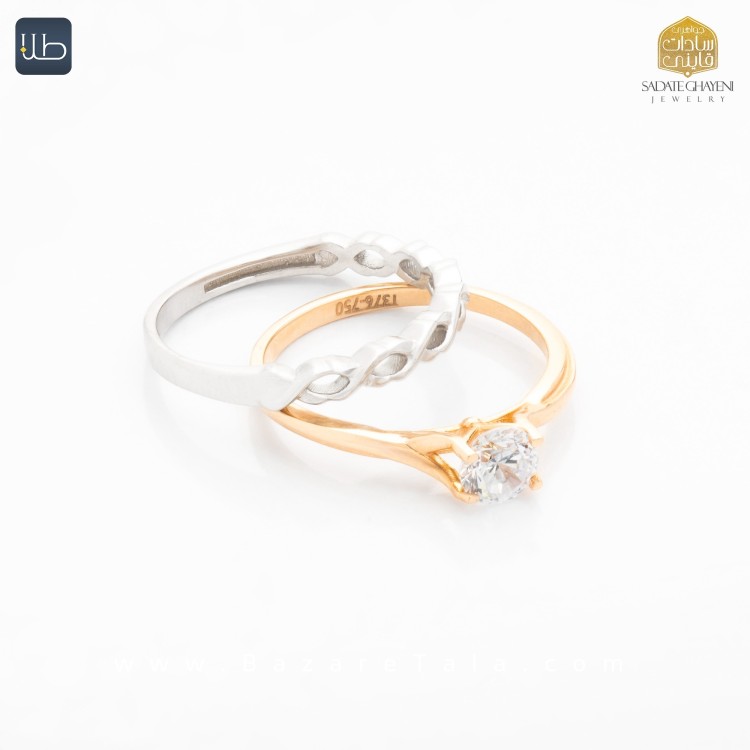 انگشتر طلا سولیتر شرافت (کد 3737)