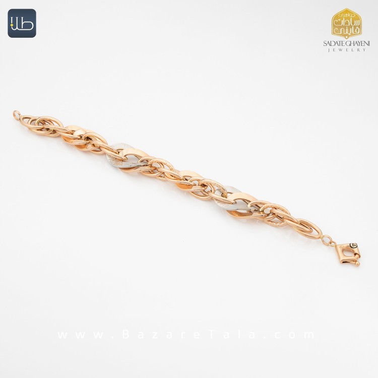 دستبند طلا جی تاش (کد 4376)