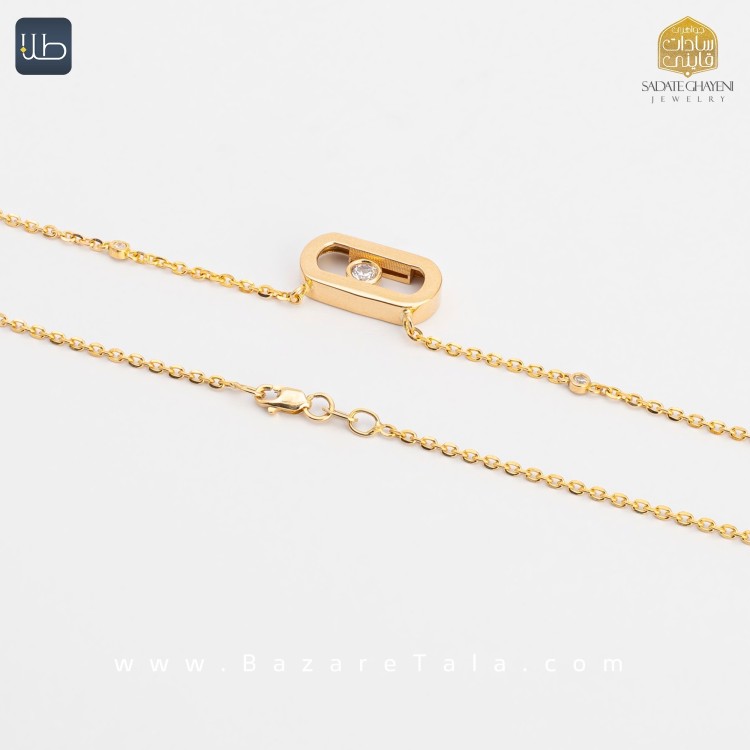 گردنبند طلا مسیکا (کد 4533)