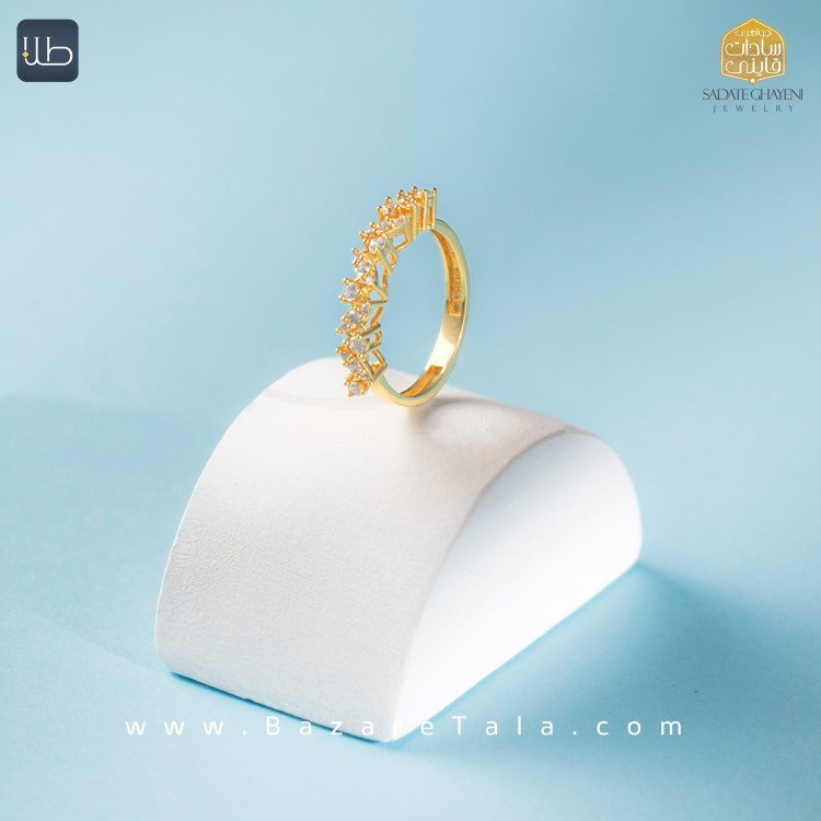 انگشتر طلا سولیتر کلاسیک (کد 3741)