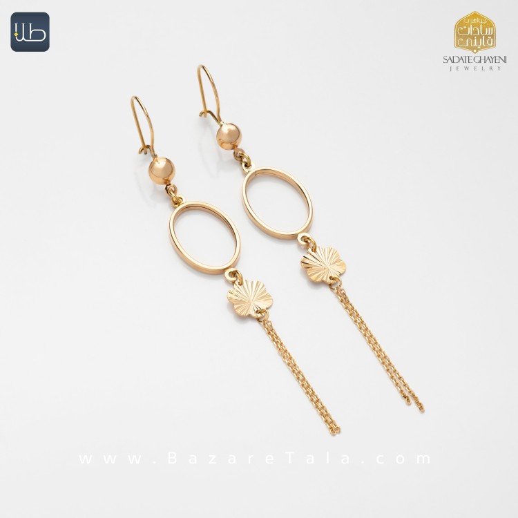 گوشواره طلا نازی (کد 3886)