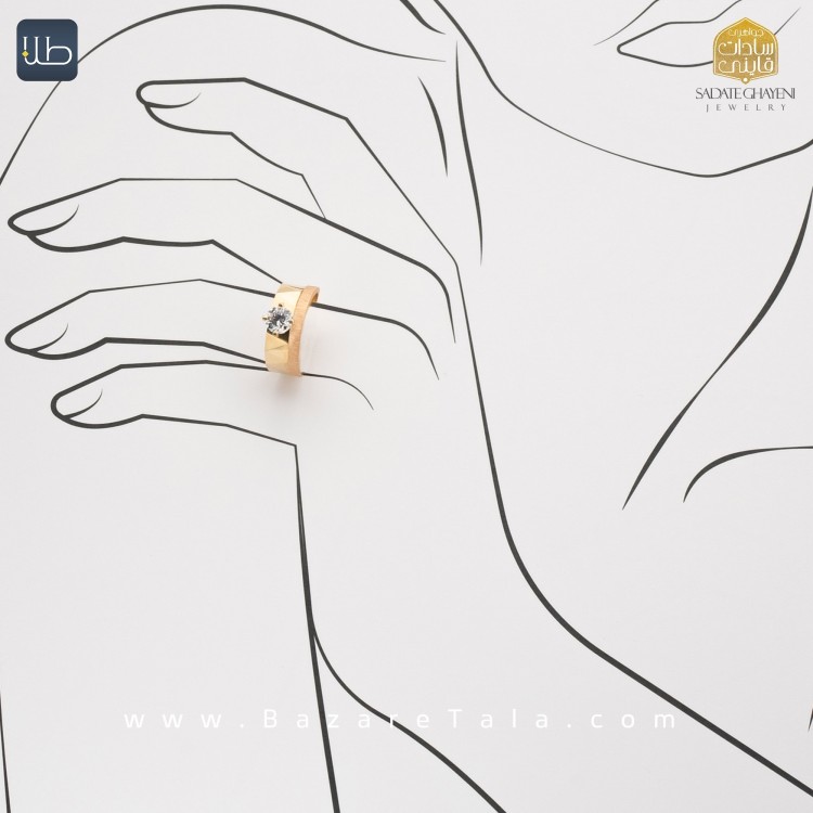 انگشتر طلا تورنتو نایس (کد 3655)