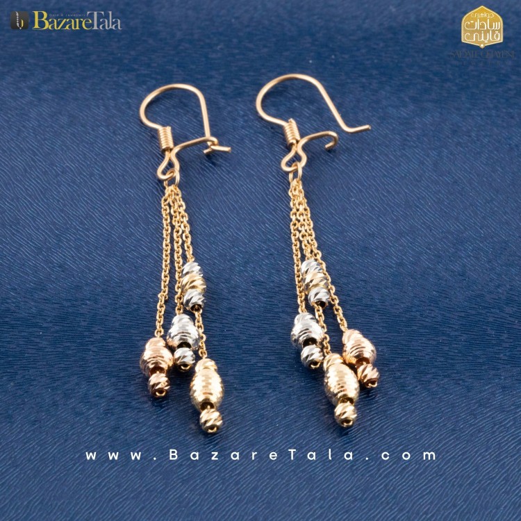 گوشواره طلا دوریکا (کد 3878)