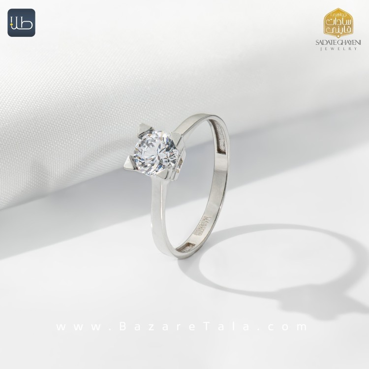 انگشتر طلا سولیتر شرافت (کد 3734)