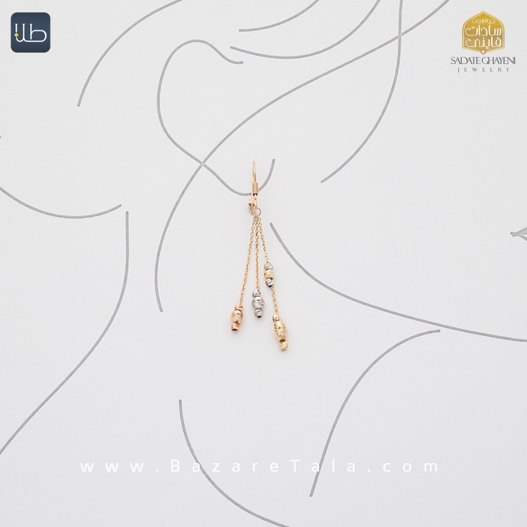 گوشواره طلا دوریکا (کد 3878)