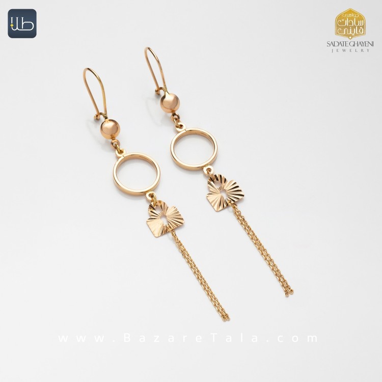 گوشواره طلا نازی (کد 3888)