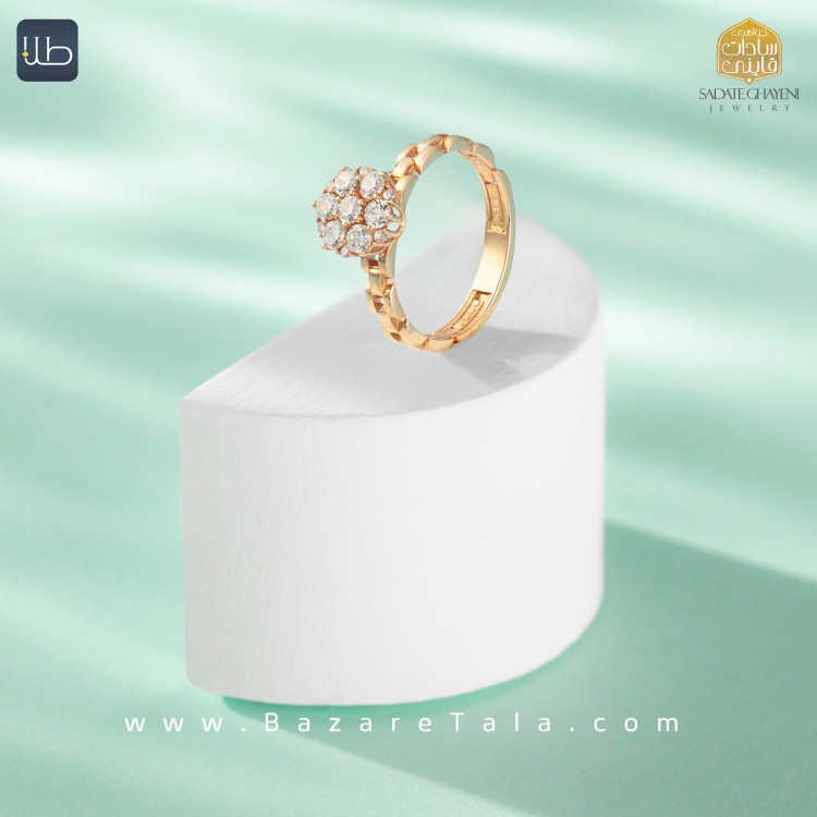 انگشتر طلا سولیتر کلاسیک (کد 3742)