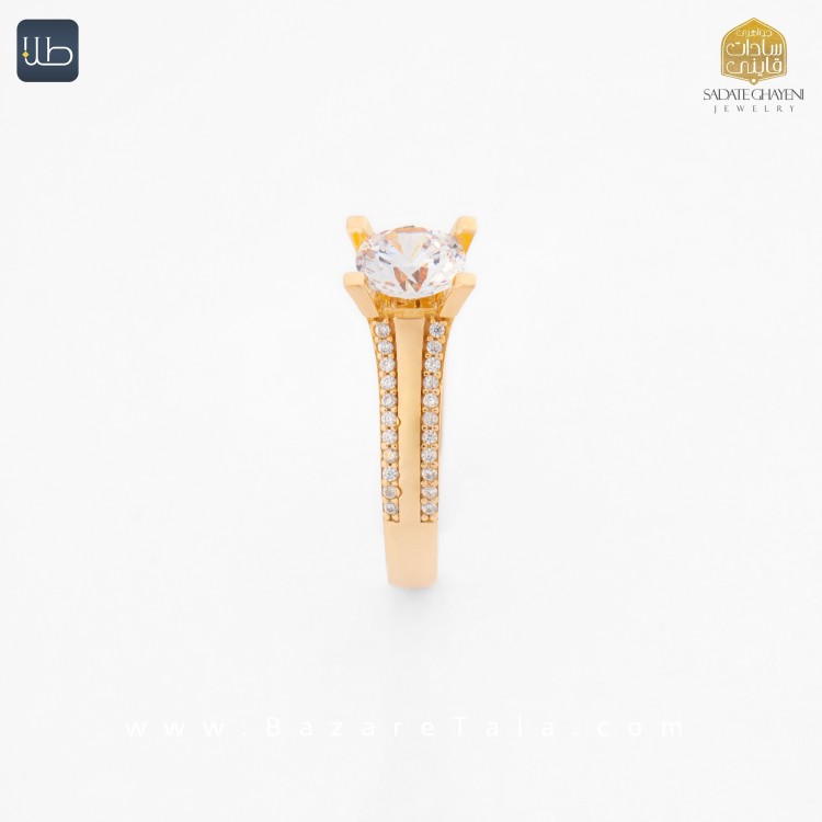 انگشتر طلا سولیتر شرافت (کد 3732)