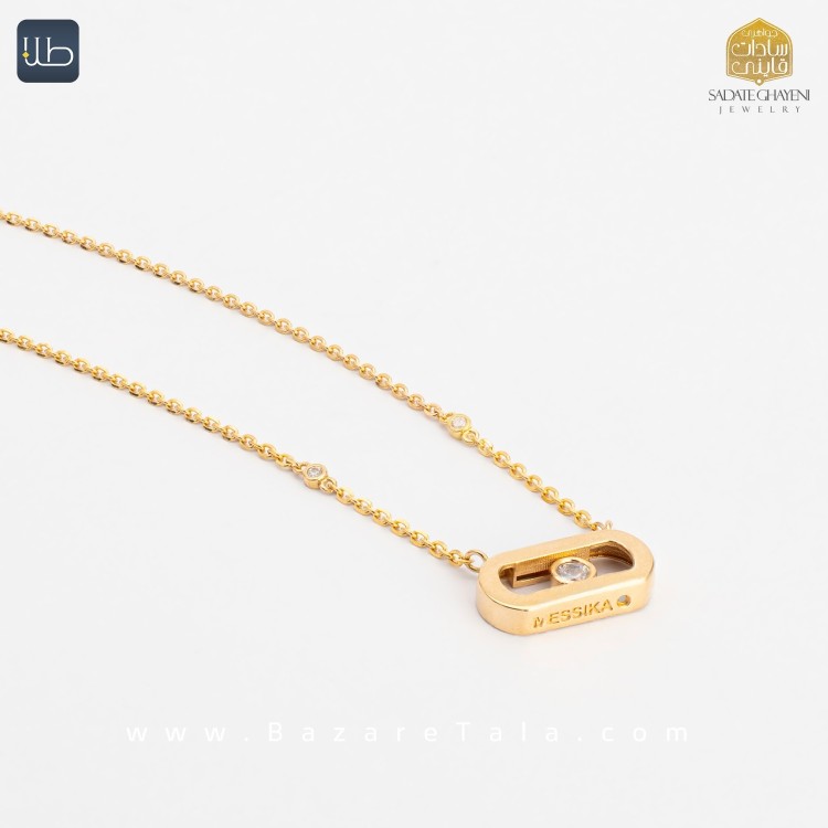 گردنبند طلا مسیکا (کد 4533)