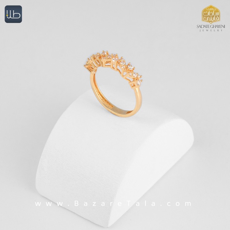 انگشتر طلا سولیتر کلاسیک (کد 3741)