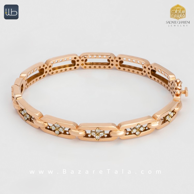 دستبند طلا ونکلیف اخوت (کد 4456)