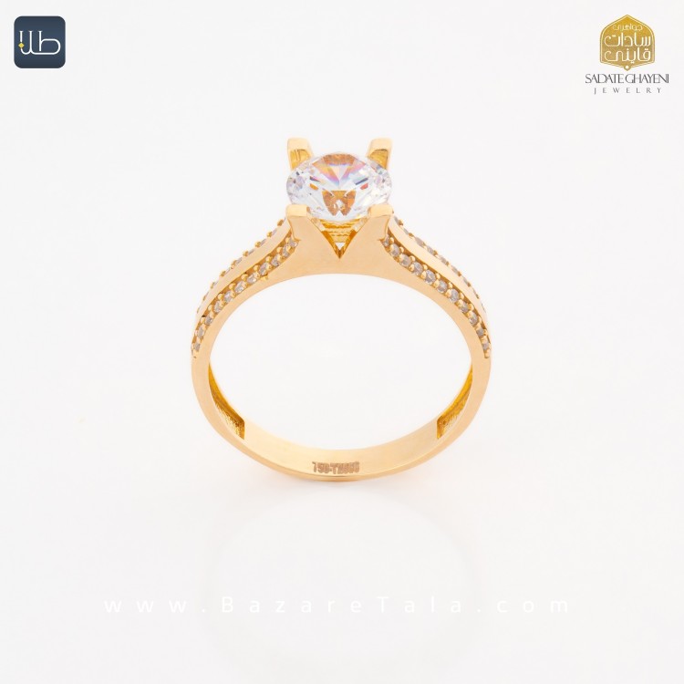 انگشتر طلا سولیتر شرافت (کد 3732)