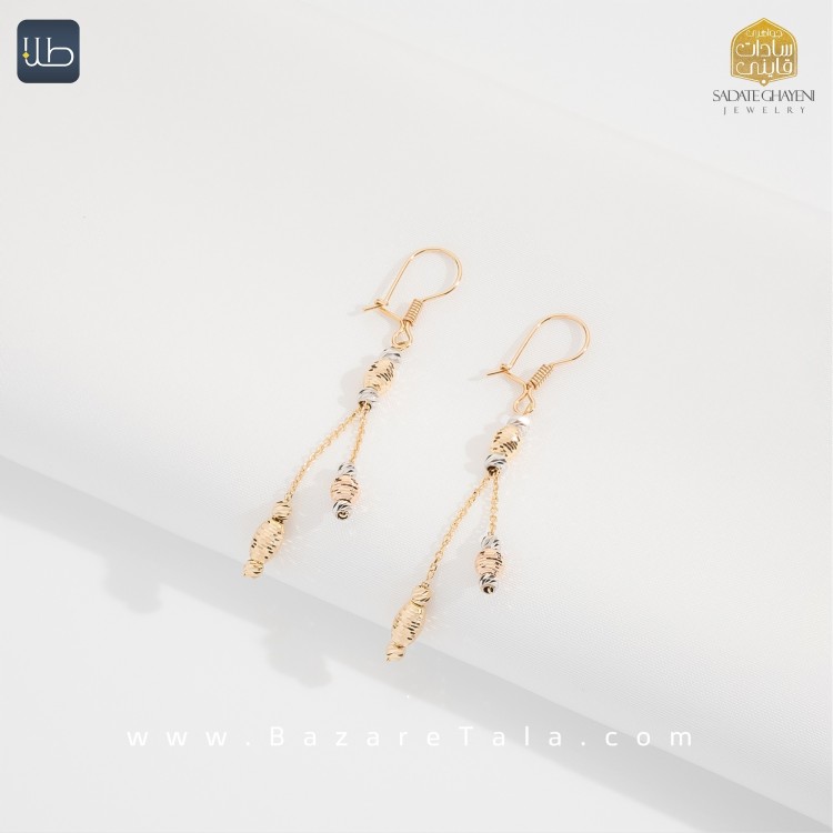 گوشواره طلا دوریکا (کد 3877)