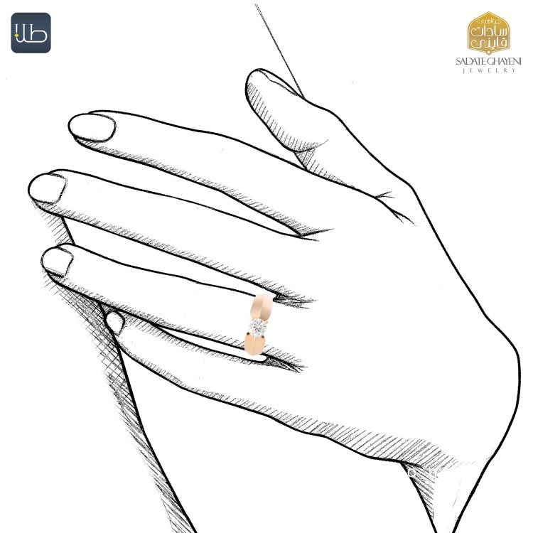انگشتر طلا مصباح (کد 4466)