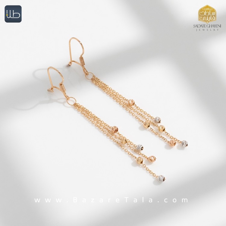 گوشواره طلا دوریکا (کد 4312)