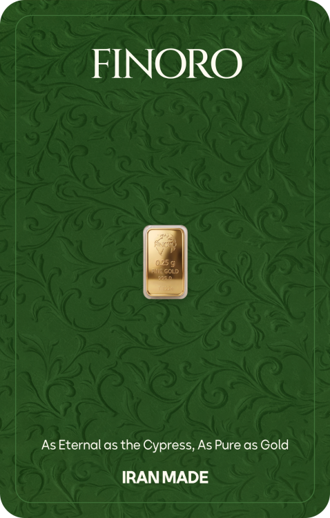 شمش طلای فینورو 250 سوت (کد 5602)