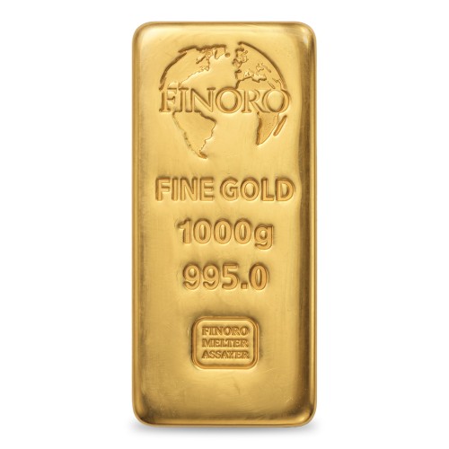شمش طلای 1 کیلویی 24 عیار فینورو (کد 5613)