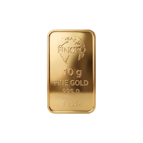 شمش طلای 10 گرمی 24 عیار فینورو