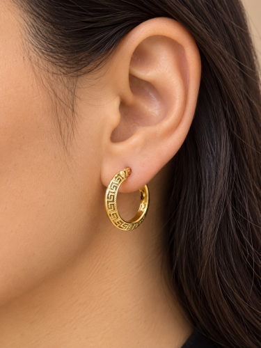گوشواره حلقه ای ورساچه (کد 5785)