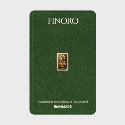 شمش طلای 250 سوت 24 عیار فینورو