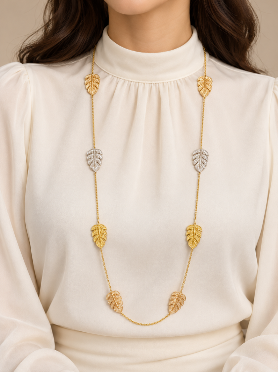 رولباسی بدون اجرت  برگ سه رنگ (کد 5830)